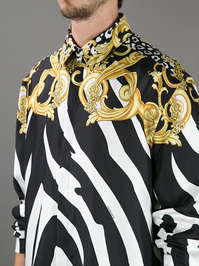 versace zebra shirt